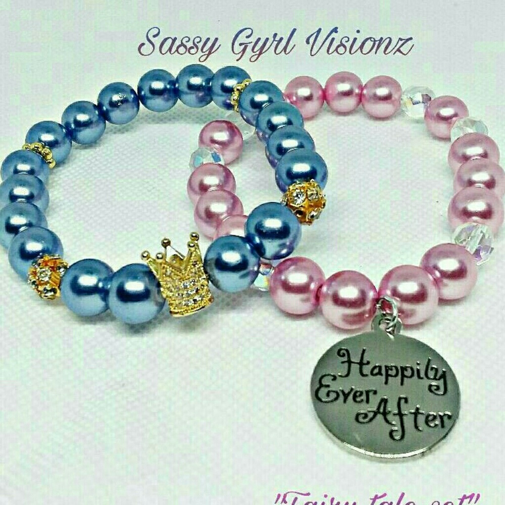 Fairy tale beaded bracelet set